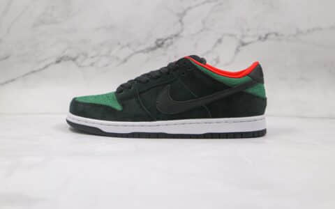 耐克Nike Dunk Low Pro SB Green Cork纯原版本低帮SB DUNK绿鳄黑绿板鞋内置Zoom气垫 货号：304292-055