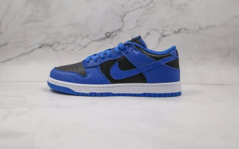 耐克Nike SB Dunk Low PRO QS纯原版本低帮SB DUNK黑钴蓝色板鞋原楦头纸板打造 货号：DD1391-001