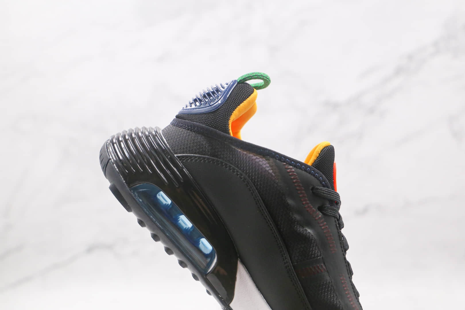 耐克Nike Air Max 2090纯原版本黑橘色max2090气垫鞋原档案数据开发原盒原标 货号：DC1465-001