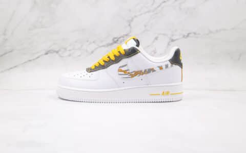 耐克Nike Air Force 1 Low纯原版本低帮空军一号白黄反光斑马纹路板鞋内置全掌Sole气垫 货号：DH5284-100