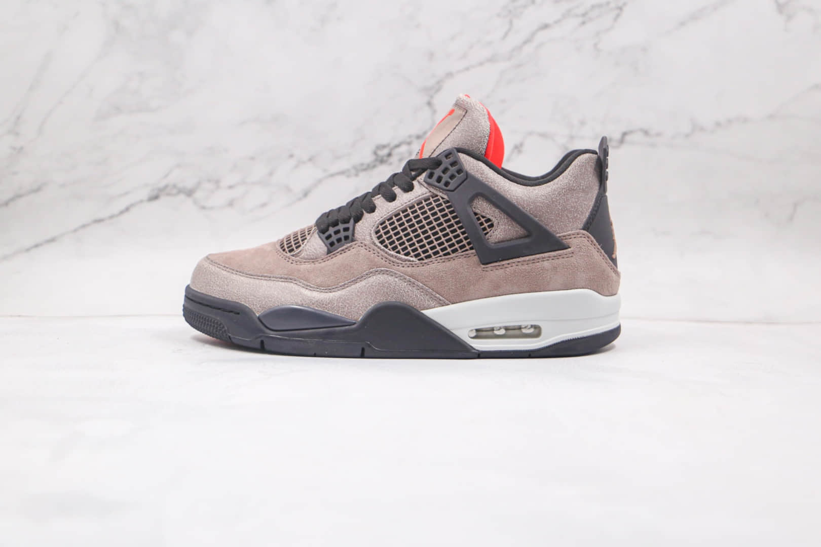 乔丹Air Jordan 4 Retro Taupe Haze纯原版本黑棕摩卡爆裂纹AJ4篮球鞋原楦头纸板打造 货号：DB0732-200