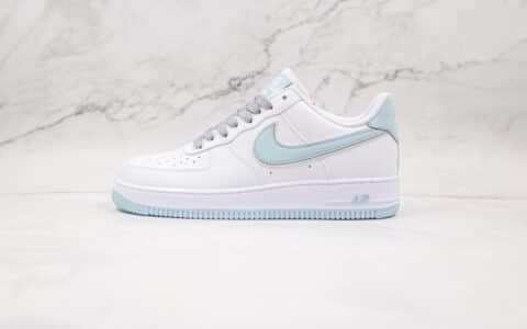 耐克Nike Air Force 1 Low 07纯原版本低帮空军一号冰蓝满天星板鞋内置气垫原盒原标 货号：AQ2566-201