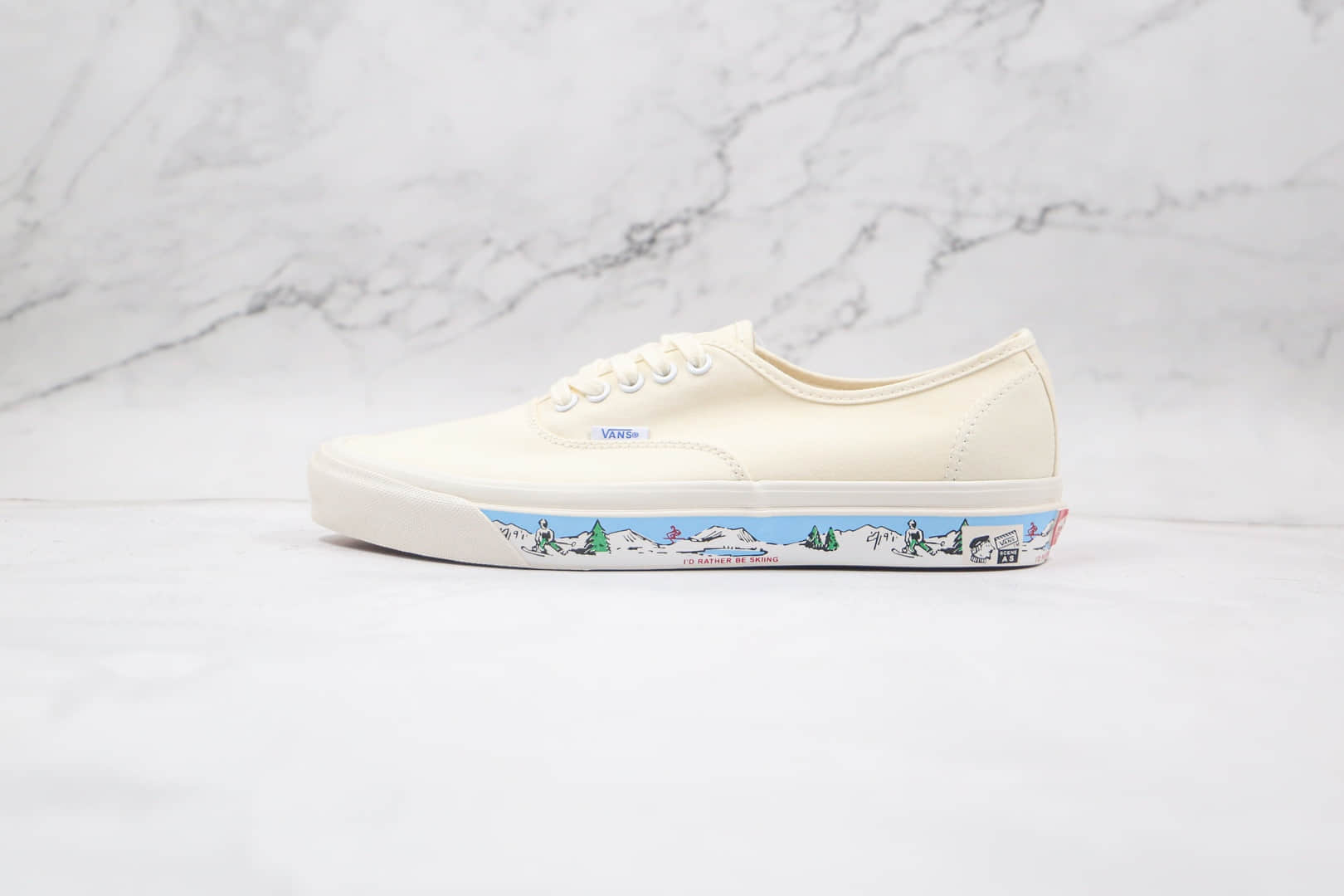 万斯Vans Authentic 44 DX公司级版本低帮安纳海姆滑雪涂鸦硫化板鞋原厂硫化大底