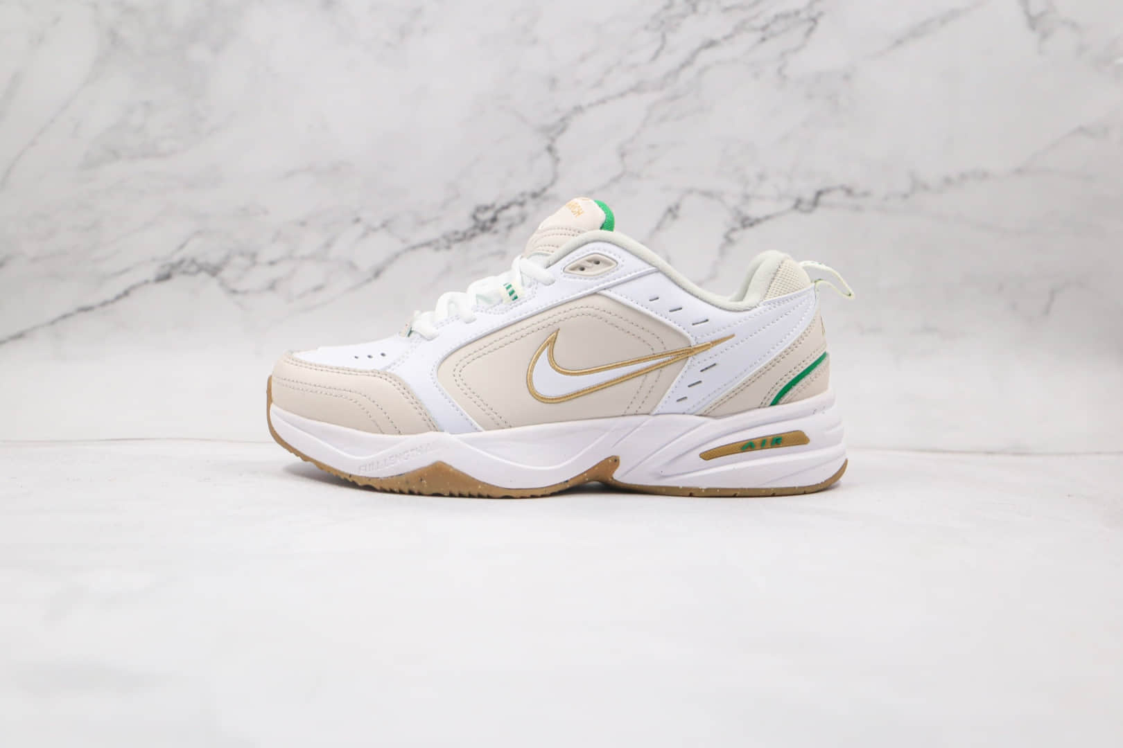 耐克Nike Air Monarch M2K纯原版本元年复古M2K白黄色老爹鞋原档案数据开发 货号：415445-102