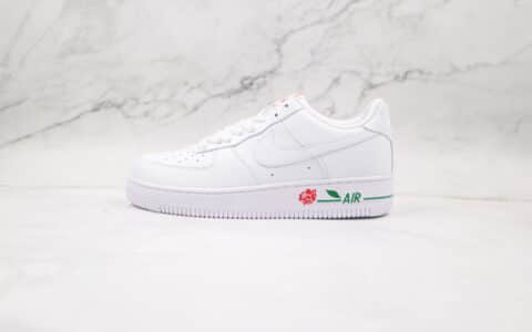 耐克Nike Air Force 1 Low White Rose纯原版本低帮空军一号白玫瑰板鞋原楦头纸板打造 货号：CU6312-100