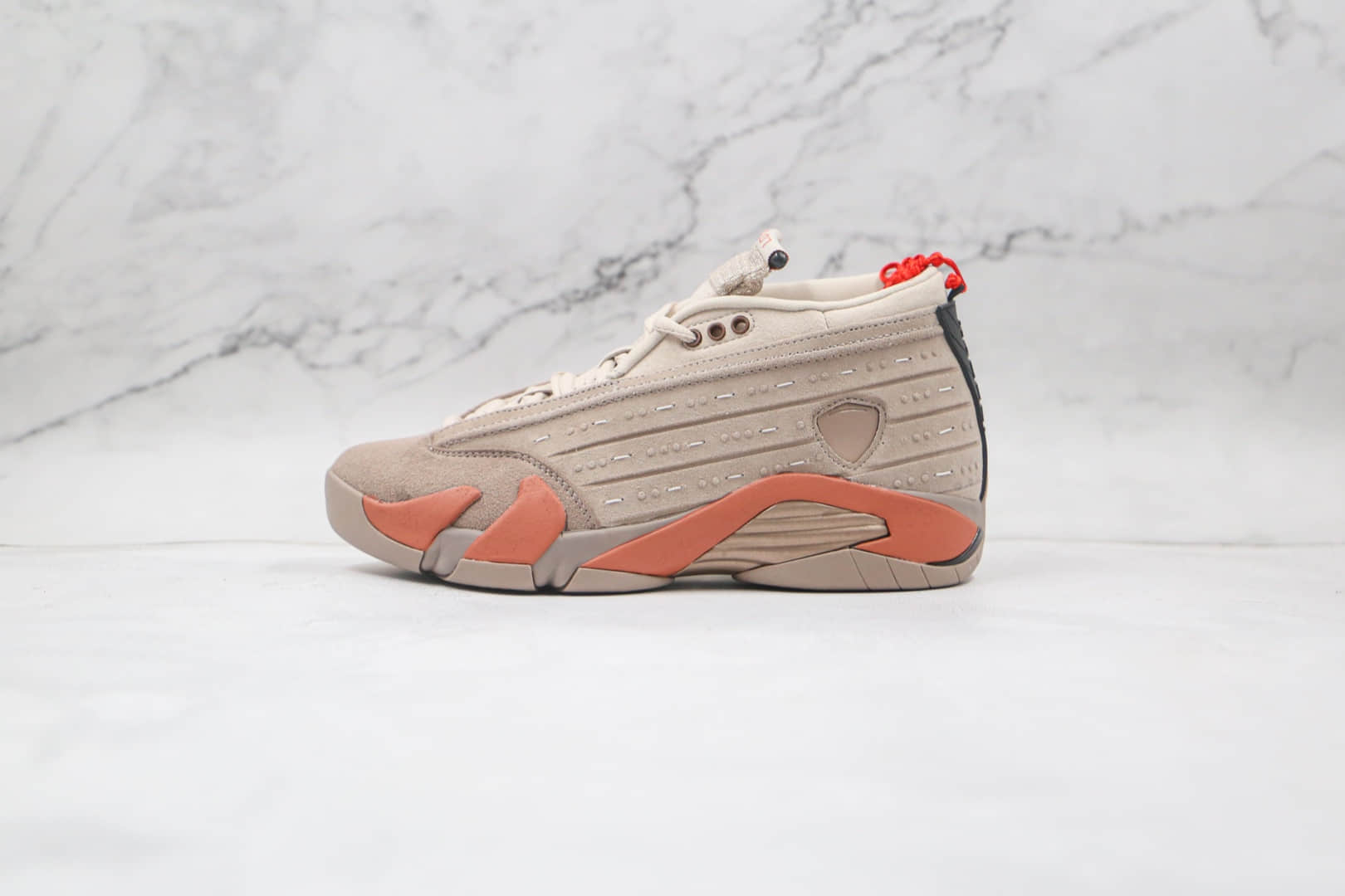 乔丹Air Jordan 14 Low x CLOT陈冠希联名款纯原版本兵马俑AJ14中国结铜钱篮球鞋原盒原标 货号：DC9857-200