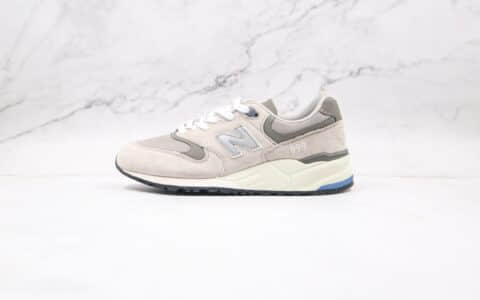 新百伦New Balance 999纯原版本米白色NB999复古慢跑鞋原盒原标 货号：ML999JOL