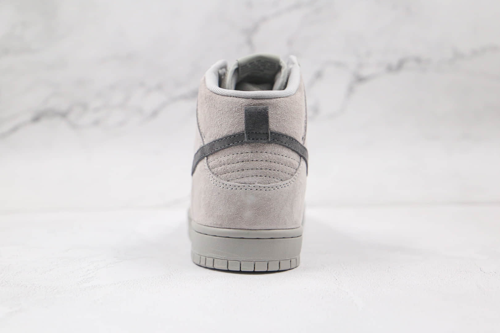 耐克Nike Dunk SB High PRM “Grey Box”纯原版本高帮SB板鞋灰色原厂皮料 货号：313171-036