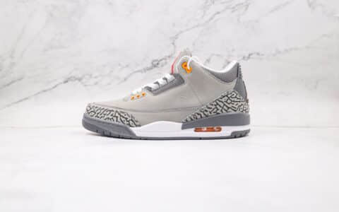 乔丹Air Jordan 3 Cool Grey 2020纯原版本酷灰色AJ3篮球鞋原楦头纸板打造 货号：CT8532-012