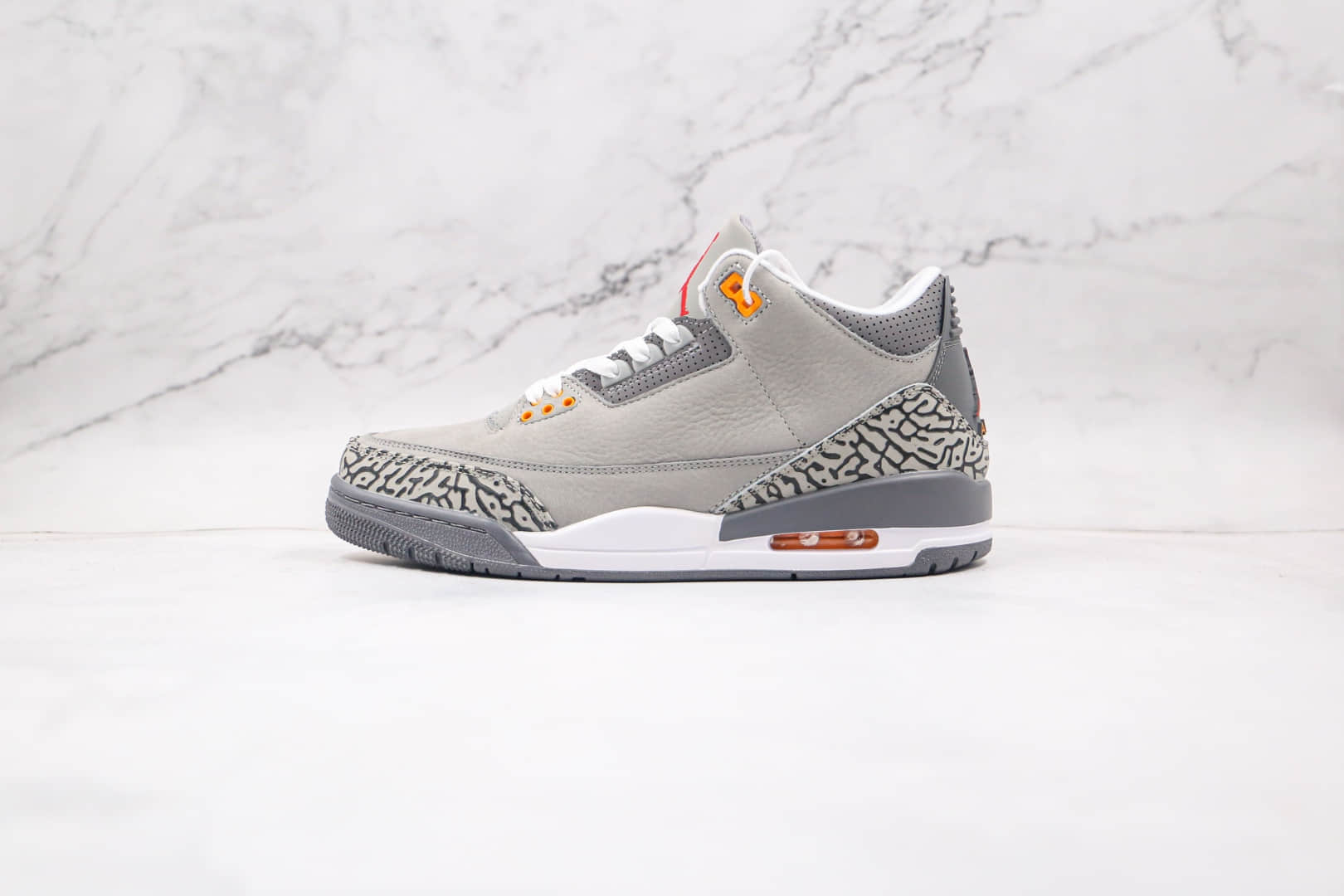 乔丹Air Jordan 3 Cool Grey 2020纯原版本酷灰色AJ3篮球鞋原楦头纸板打造 货号：CT8532-012