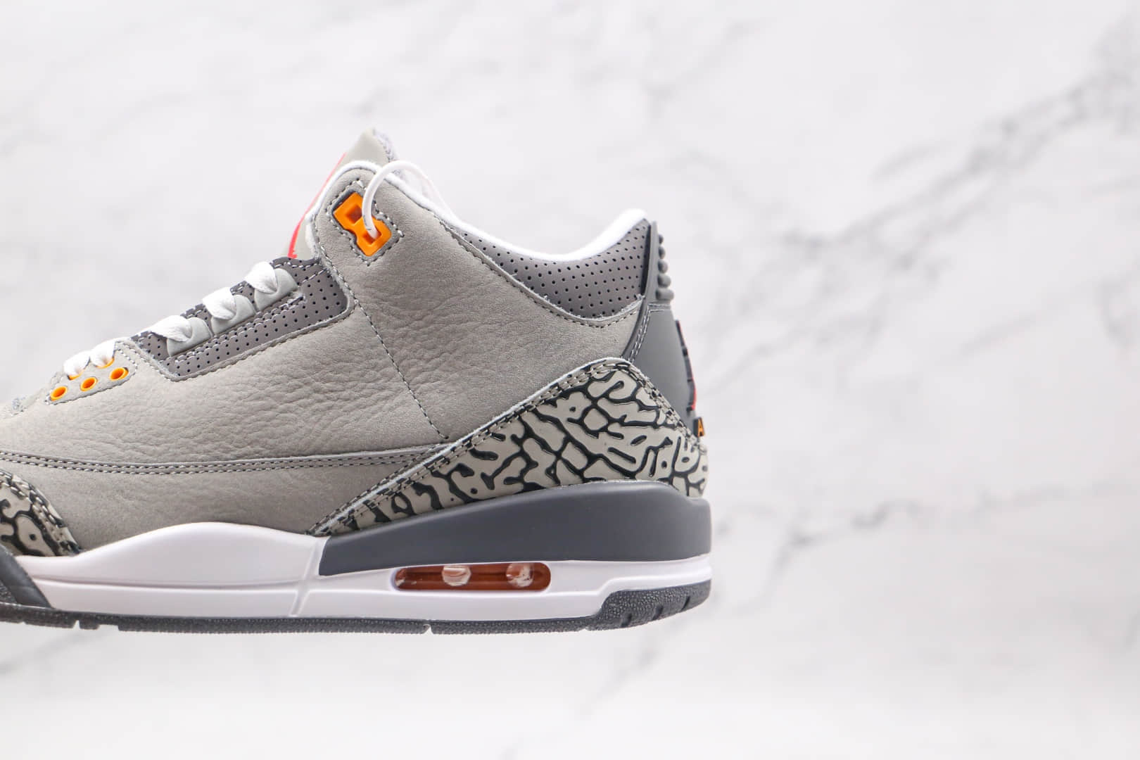 乔丹Air Jordan 3 Cool Grey 2020纯原版本酷灰色AJ3篮球鞋原楦头纸板打造 货号：CT8532-012