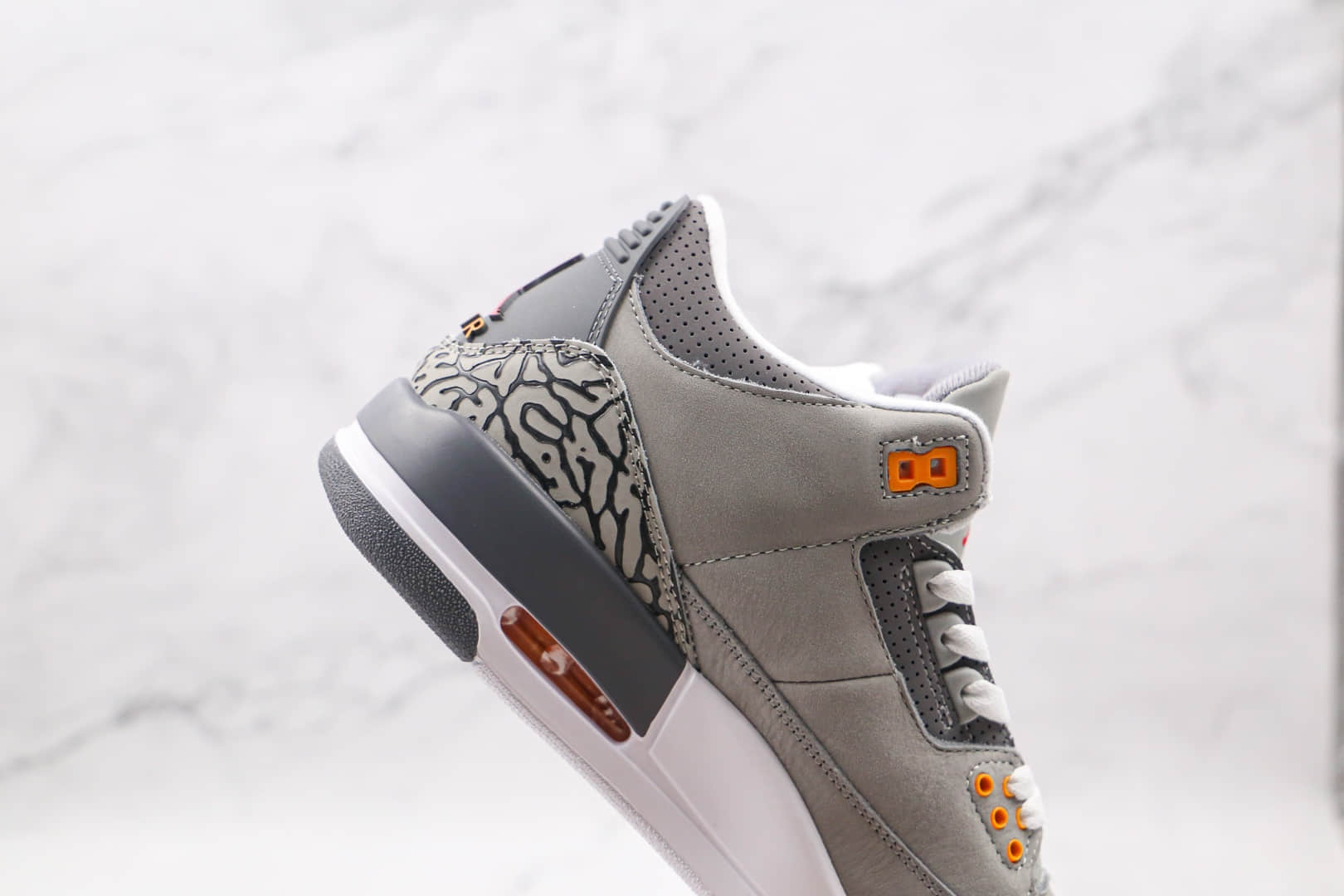 乔丹Air Jordan 3 Cool Grey 2020纯原版本酷灰色AJ3篮球鞋原楦头纸板打造 货号：CT8532-012