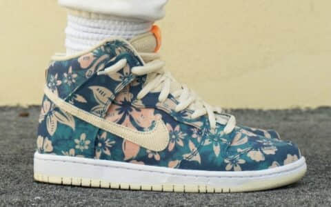 扎染+花卉装扮！全新“夏威夷” Nike SB Dunk High上脚惊艳！ 货号：CZ2232-300