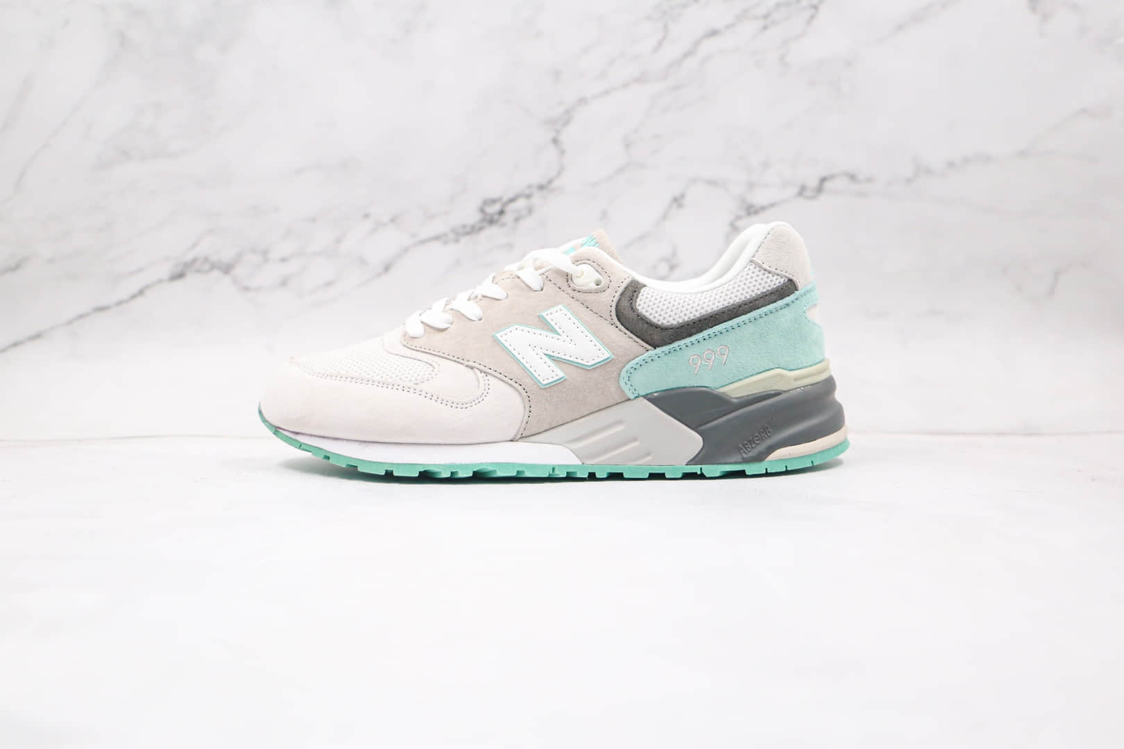 新百伦New Balance 999MG纯原版本复古慢跑鞋NB999灰青色原楦头纸板打造 货号：ML999KGM