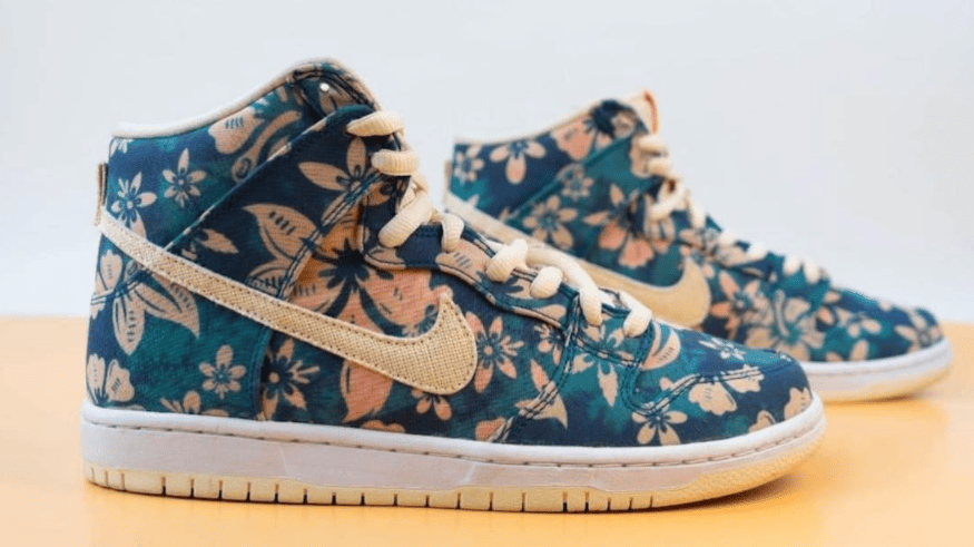 扎染+花卉装扮！全新“夏威夷” Nike SB Dunk High上脚惊艳！ 货号：CZ2232-300