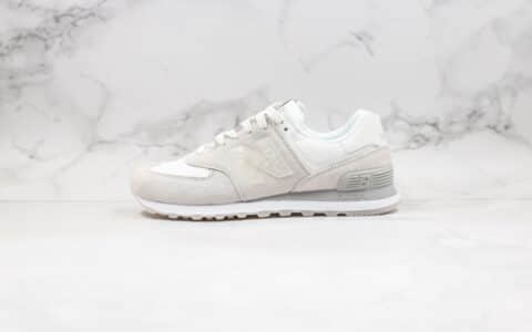 新百伦New Balance 574纯原版本复古慢跑鞋NB570白色原档案数据开发 货号：WL574WNT