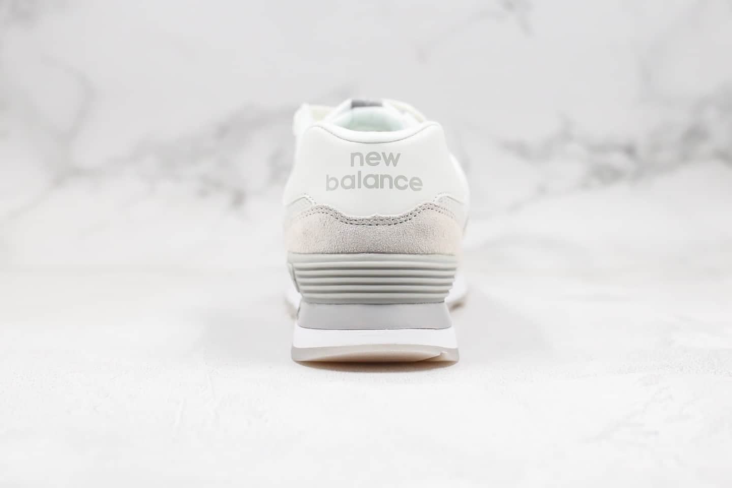 新百伦New Balance 574纯原版本复古慢跑鞋NB570白色原档案数据开发 货号：WL574WNT