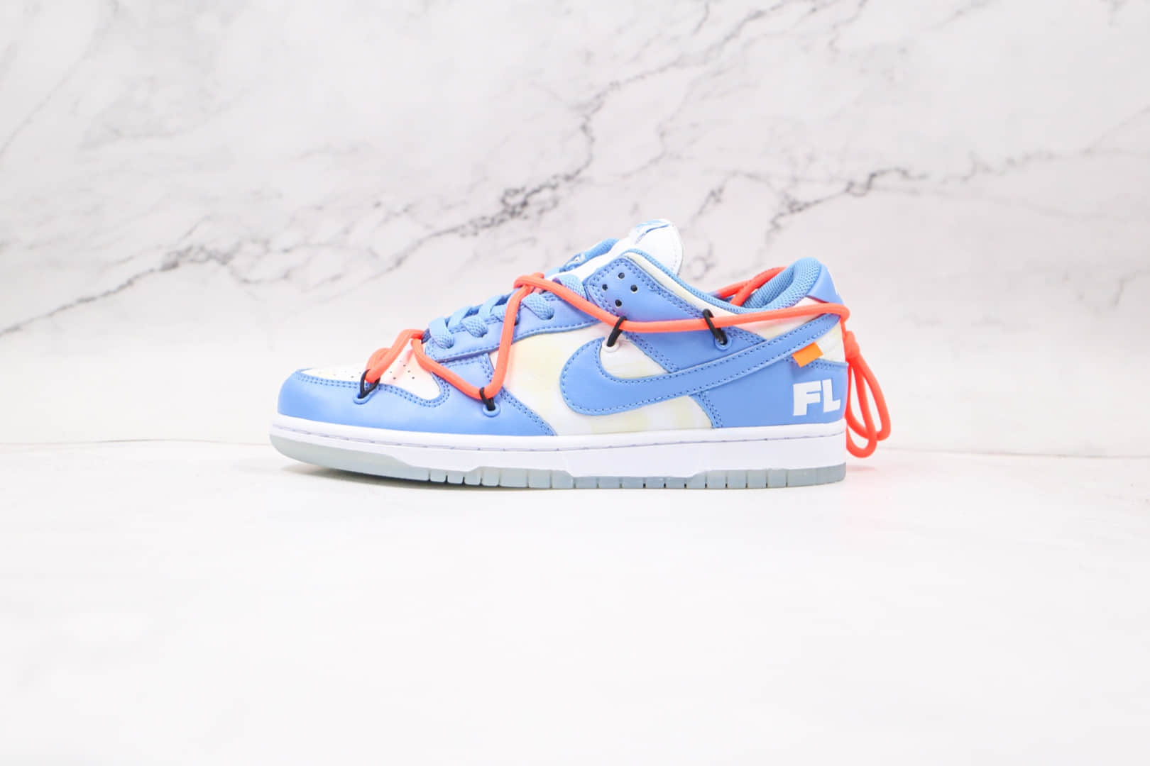 耐克Nike Dunk Low Coast x Off-White联名款纯原版本低帮北卡蓝DUNK板鞋原楦头纸板打造 货号：DD0856-403