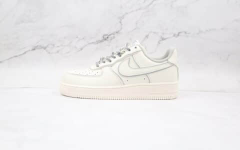 耐克Nike Air Force 1 '07纯原版本低帮空军一号3M反光白色板鞋内置全掌Sole气垫 货号：BD3654-506