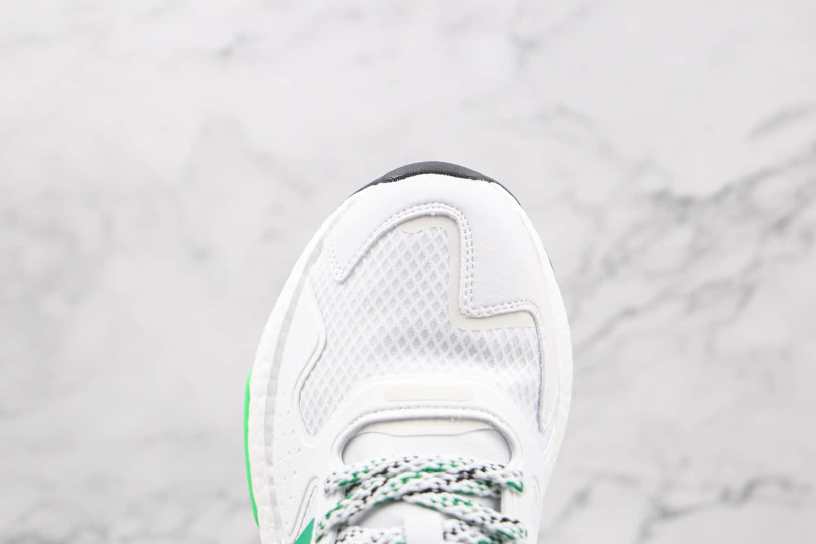 阿迪达斯Adidas Originals 2021 Day Jogger Boost 2021纯原版本三叶草夜行者二代白绿色爆米花跑鞋原鞋开模 货号：FW4848