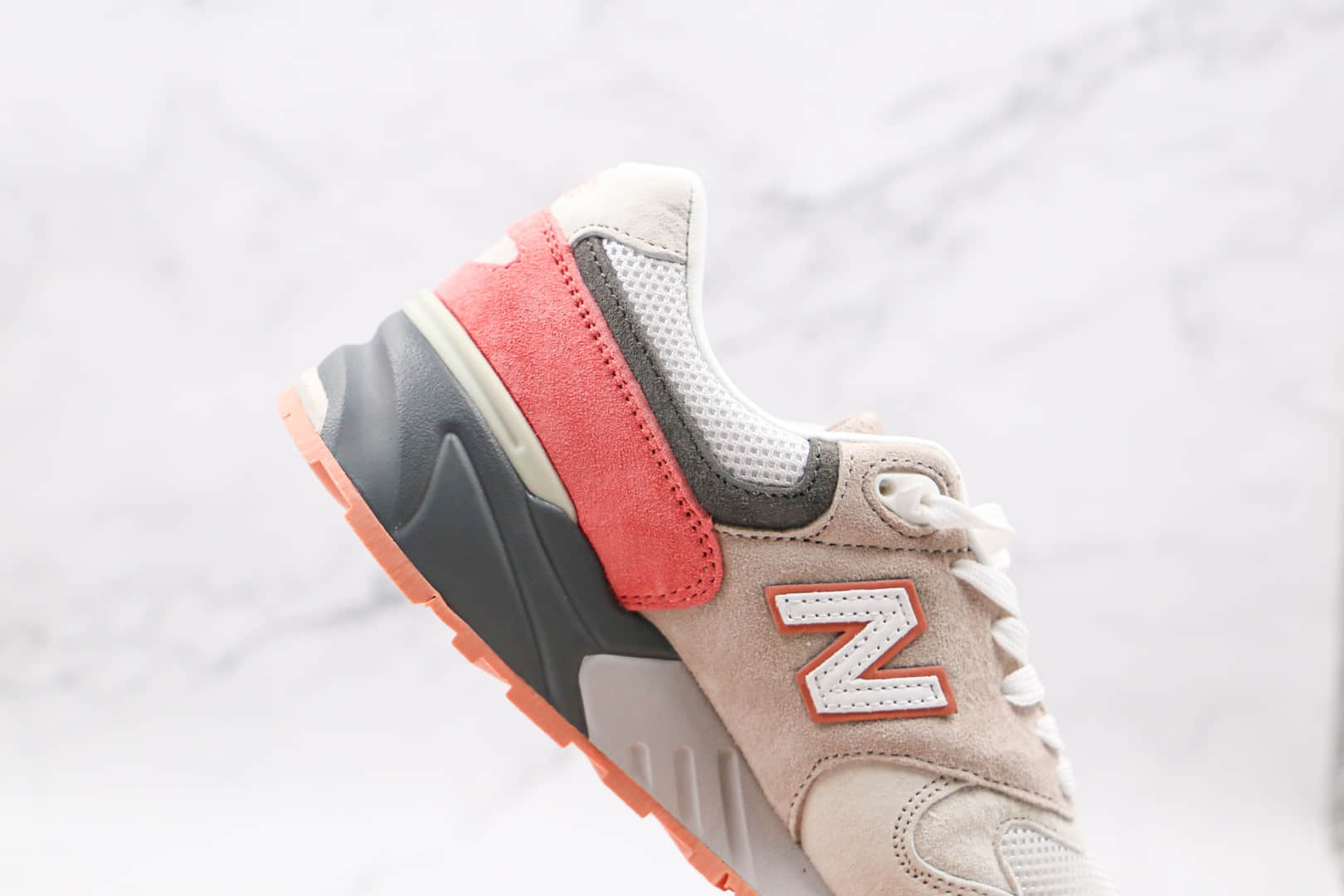 新百伦New Balance 999MG纯原版本复古慢跑鞋NB999灰橘色原盒原标 货号：ML999KGP