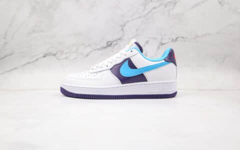 耐克Nike Air Force 1 HO20 BG纯原版本低帮空军一号白黑蓝色板鞋原档案数据开发 货号：CT3841-100