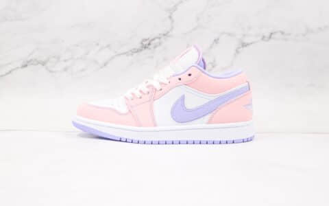 乔丹Air Jordan 1 Low SE Arctic Punch纯原版本低帮AJ1粉白黛紫薰衣草配色板鞋正确后跟定型 货号：CK3022-600