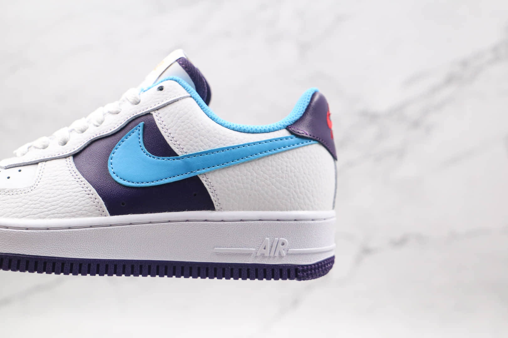 耐克Nike Air Force 1 HO20 BG纯原版本低帮空军一号白黑蓝色板鞋原档案数据开发 货号：CT3841-100