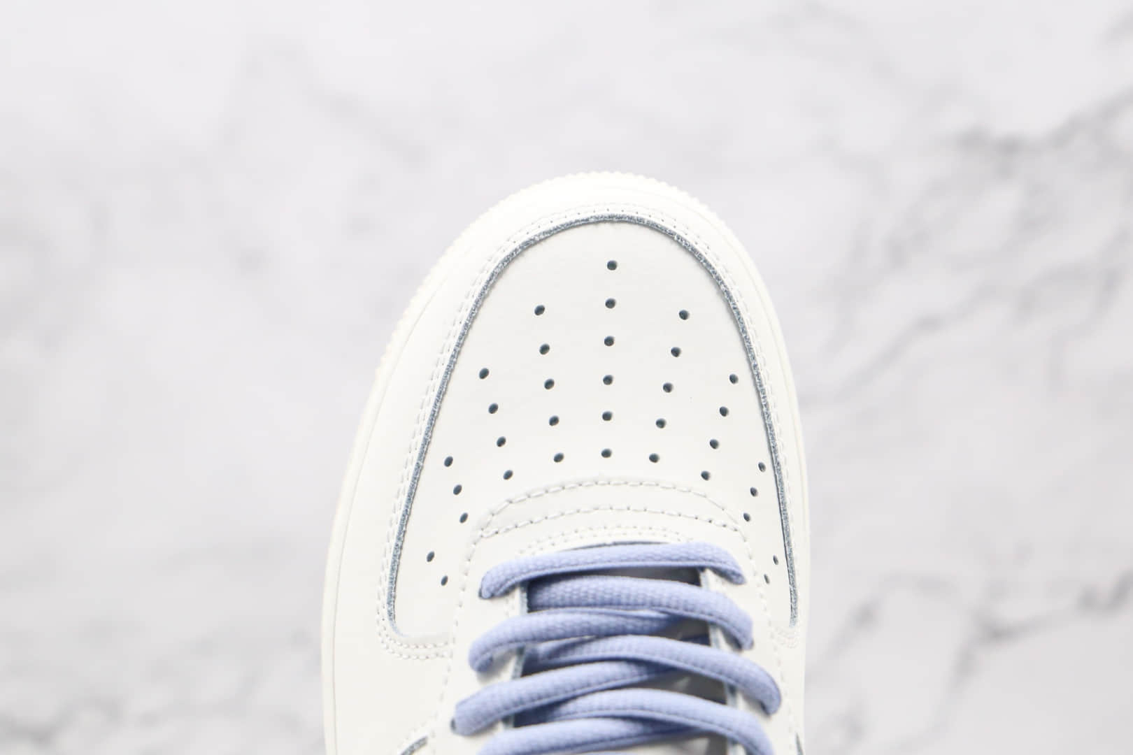 耐克Nike Air Force 1 Low Lavender纯原版本低帮空军一号白蓝薰衣草板鞋原档案数据开发 货号：CQ5059-108