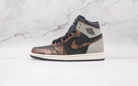 乔丹Air Jordan 1 High OG High OG Shadow纯原版本高帮AJ1做旧古铜影子灰篮球鞋原楦头纸板打造 货号：555088-033