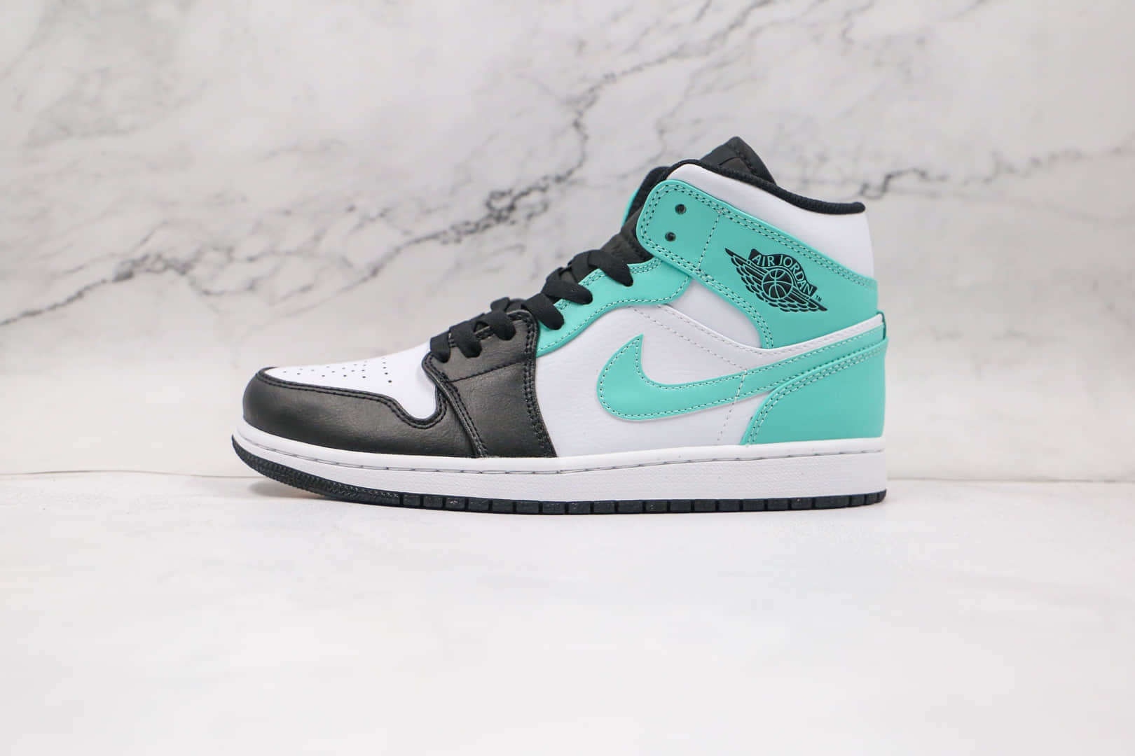 乔丹Air Jordan 1 Mid纯原版本中帮AJ1蒂芙尼绿篮球鞋原档案数据开发 货号：554724-132