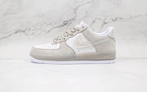 耐克Nike Air Force 1 07纯原版本低帮空军一号灰白熊猫果冻勾板鞋内置气垫 货号：CN1228-003