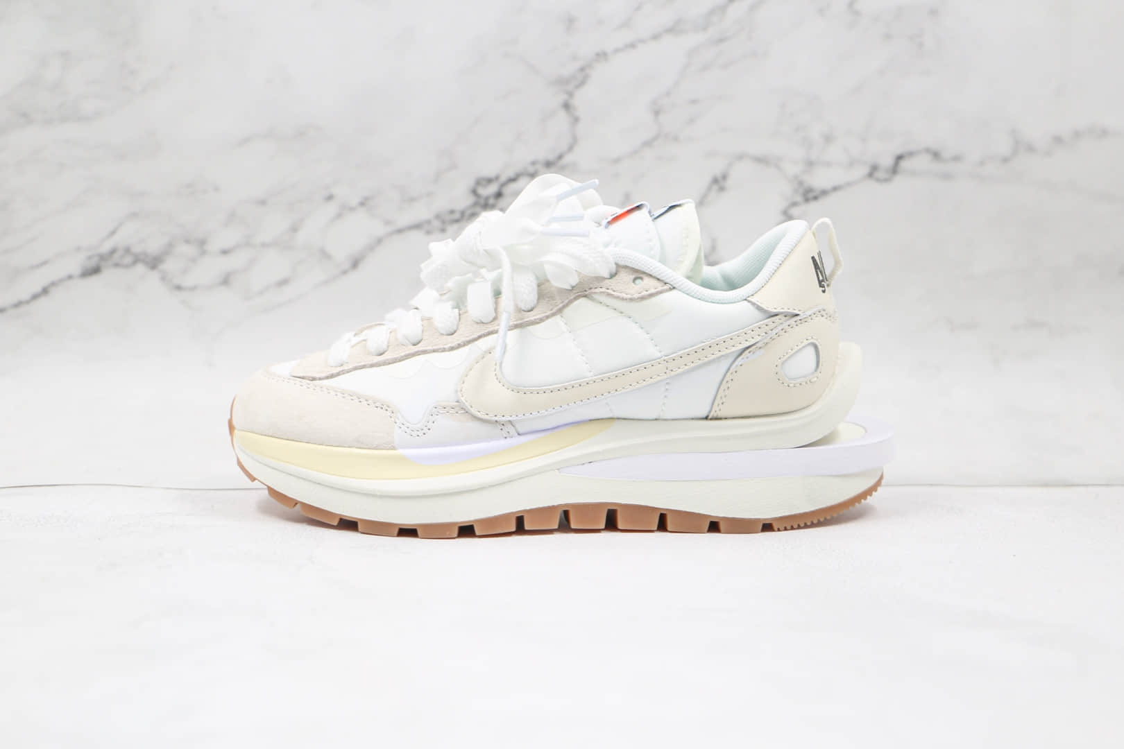 耐克Nike regasus vaporrly SP x Sacai联名款纯原版本华夫二代白色解构鞋原档案数据开发 货号：DD1875-100