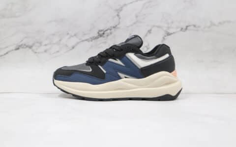 新百伦New Balance 5740纯原版本黑蓝色NB5740复古慢跑鞋原档案数据开发 货号：W5740LB