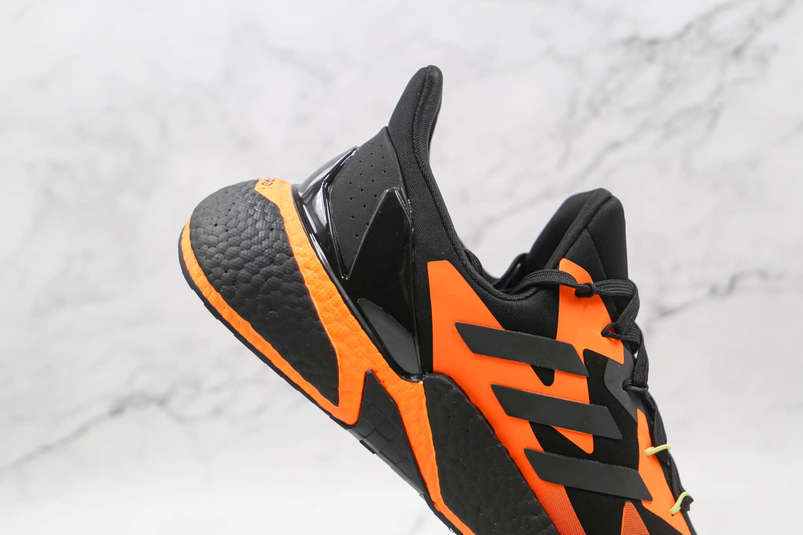 阿迪达斯Adidas X9000L4 Boost纯原版本爆米花X9000L4黑橙色跑鞋原楦头纸板打造 货号：G54885