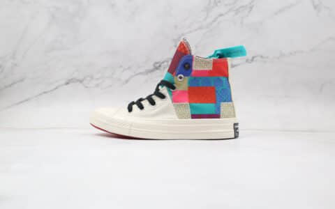 匡威Converse Chuck 70公司级版本高帮百家衣配色硫化帆布板鞋原档案数据开发