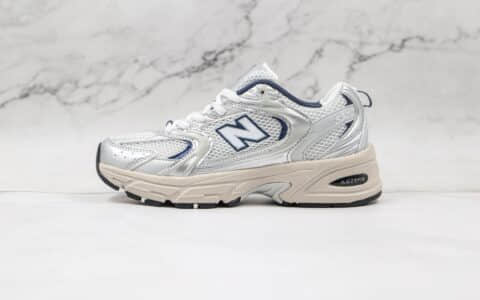 新百伦New Balance 530纯原版本复古慢跑鞋NB530银灰色老爹鞋原盒原标 货号：MR530KA