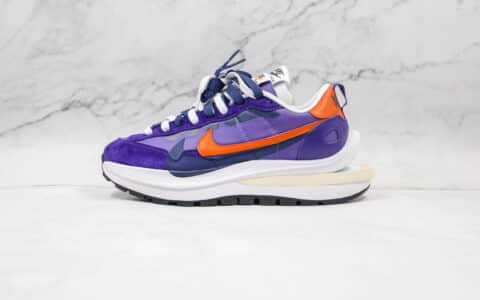 耐克Nike VaporWaffle x sacai纯原版本华夫三代紫金复古老爹鞋原楦头纸板打造 货号：DD1875-500