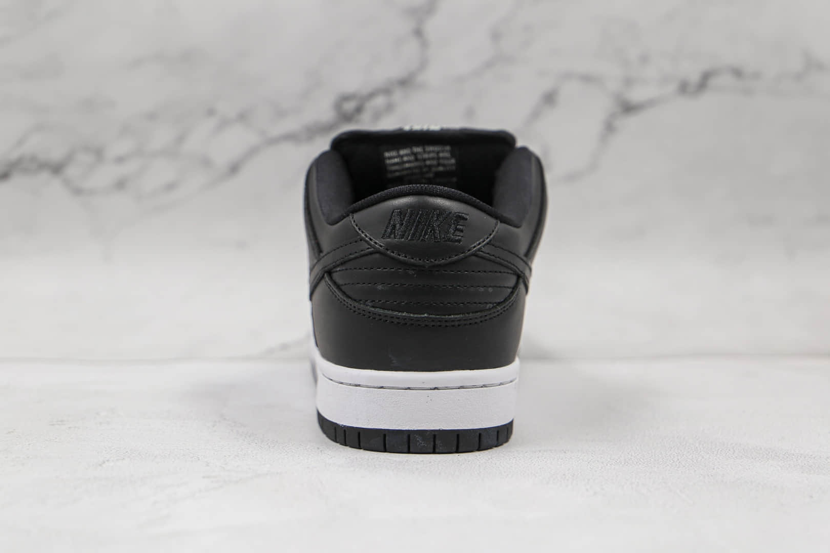 耐克Nike SB Dunk Low纯原版本低帮SB DUNK纯黑色板鞋原楦头纸板打造 货号：CV1727-001