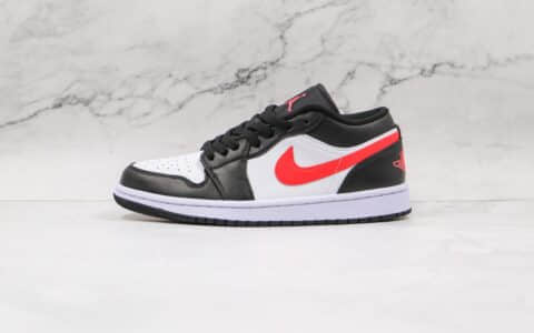 乔丹Air Jordan 1 Low纯原版本低帮AJ1黑红色板鞋原盒原标原档案数据开发 货号：DC0774-004