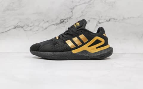 阿迪达斯Adidas Day Jogger 2021 Boost纯原版本夜行者二代黑金色爆米花跑鞋原档案数据开发 货号：DW4838