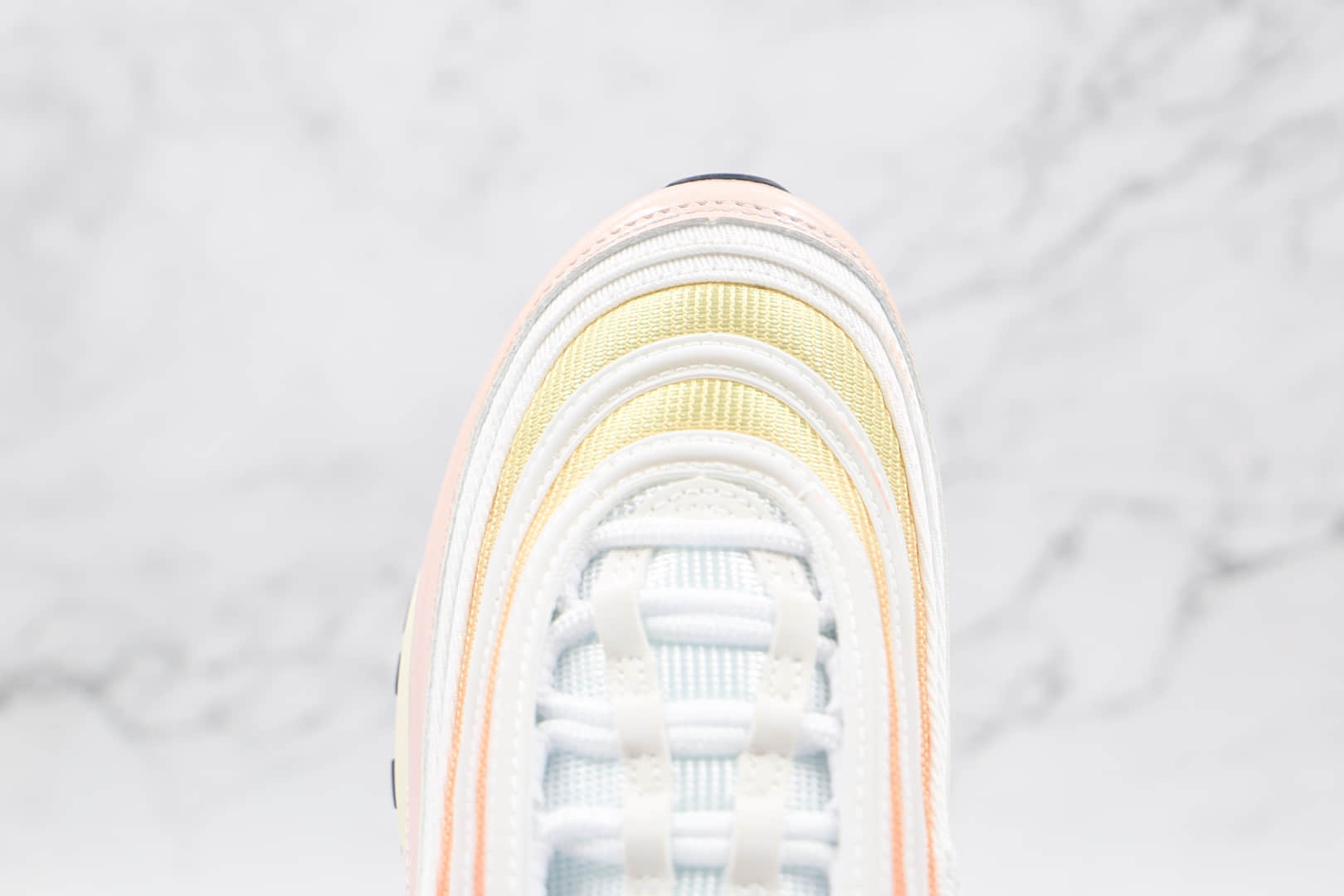 耐克Nike Air Max 97纯原版本子弹头复古气垫鞋Max97粉色渐变内置真小潘气垫 货号：DD8500-161