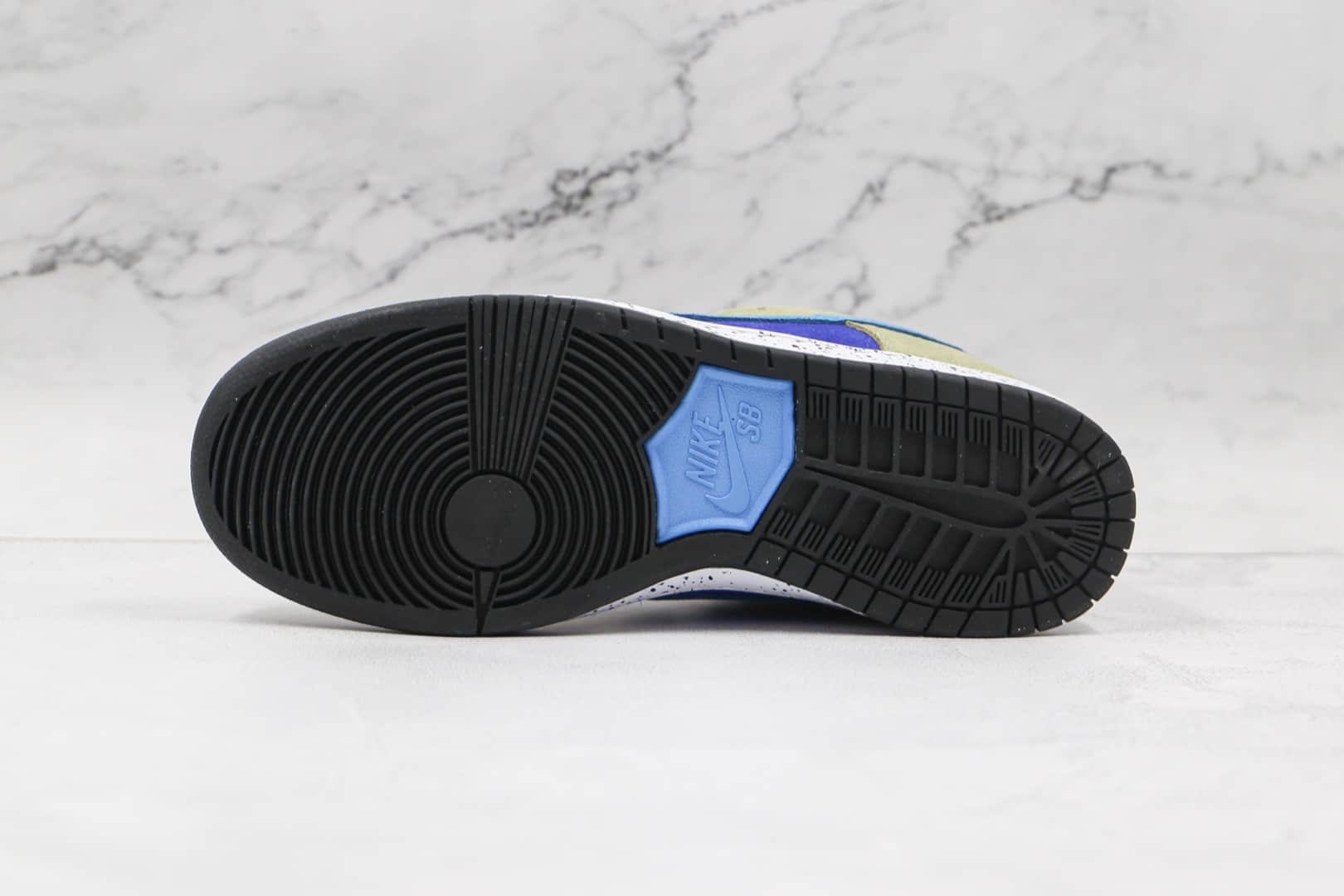 耐克Nike SB Dunk Low Celadon纯原版本低帮Dunk翻毛皮板鞋青瓷原档案数据开发 货号：BQ6817-301