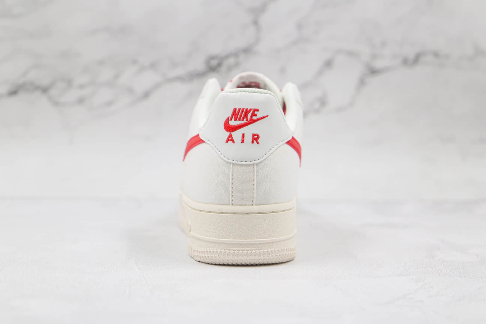 耐克Nike Air Force 1 Low 07纯原版本低帮空军一号灰白红色帆布板鞋内置气垫 货号：315122-103