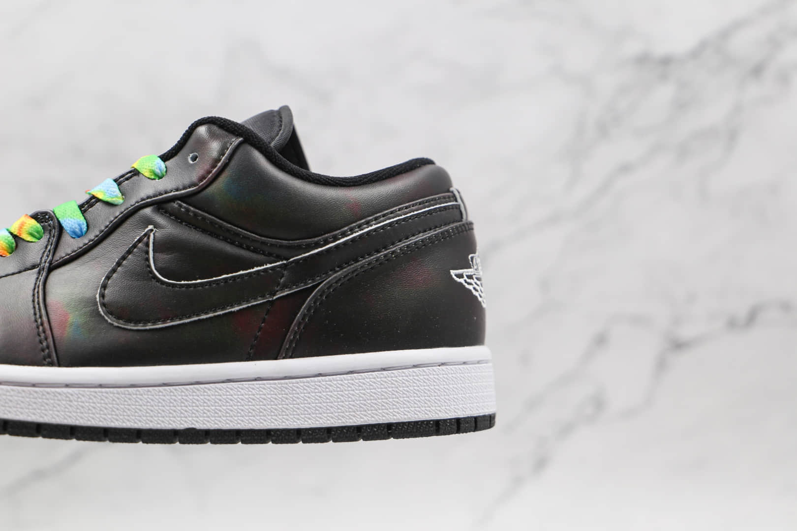 乔丹Air Jordan 1 Low纯原版本低帮AJ1热成像变色龙板鞋原楦头纸板打造 货号：553558-000