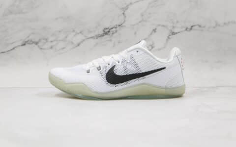 耐克Nike Kobe 11 EM纯原版本科比11代贝多芬白黑色篮球鞋原盒原标支持实战 货号：836184-100
