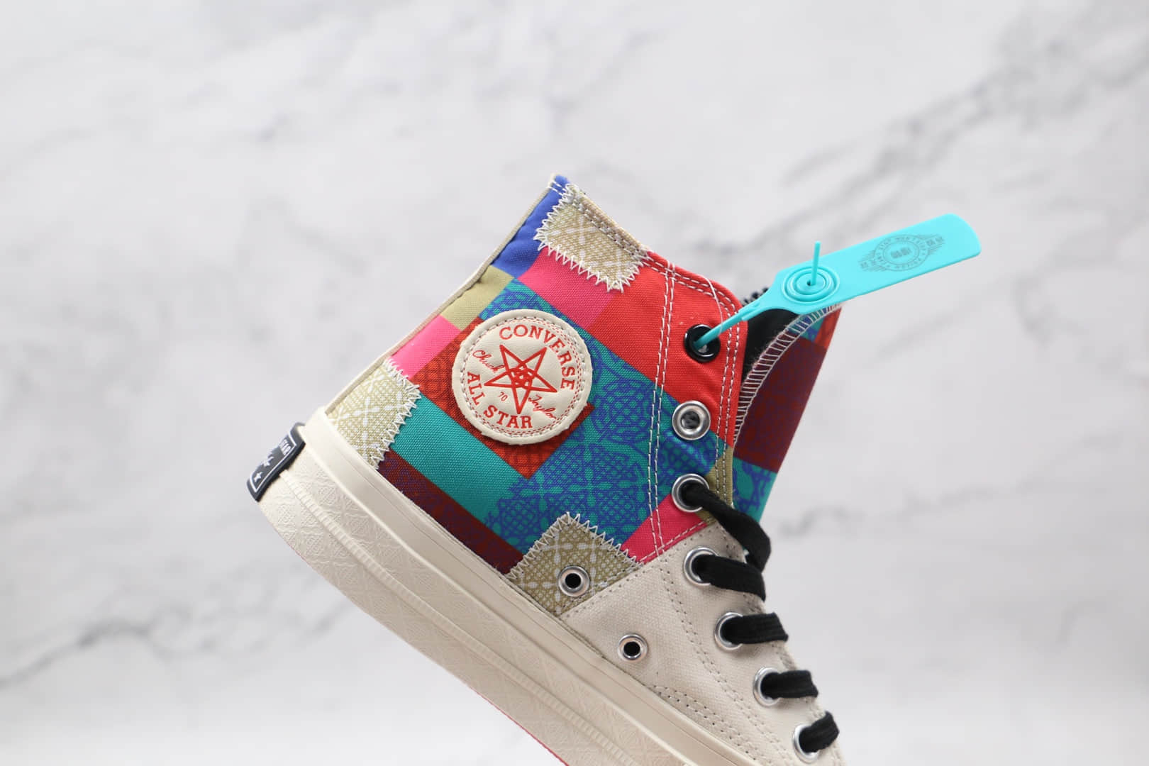 匡威Converse Chuck 70公司级版本高帮百家衣配色硫化帆布板鞋原档案数据开发