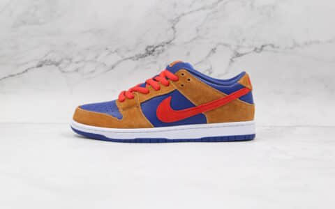 耐克NIKE SB DUNK HI DECON纯原版本低帮SB DUNK黄蓝红拼色板鞋内置气垫 货号：BQ6817-700