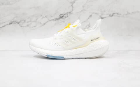 阿迪达斯adidas ultra boost 2021纯原版本爆米花跑鞋UB7.0白色原鞋开模一比一打造 货号：FY0846