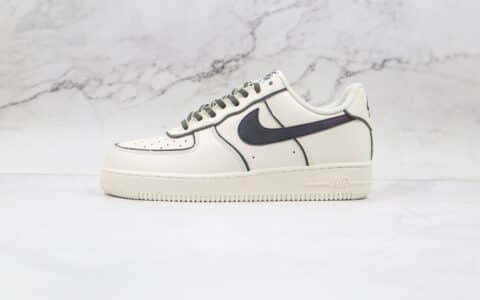 耐克Nike Air Force 1 '07纯原版本低帮空军一号镭射白紫3M反光板鞋内置气垫 货号：BQ0086-365